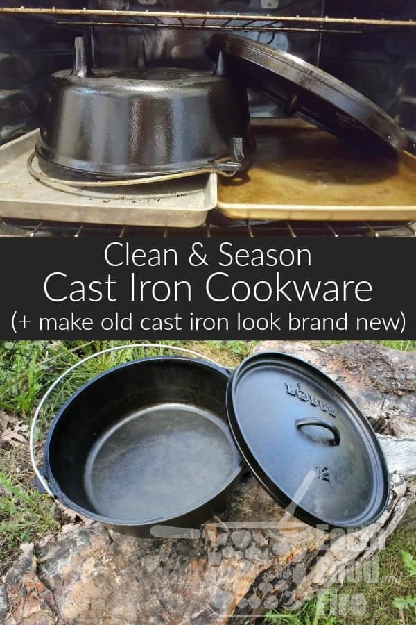 Cleaning Cast Iron with FIRE!
