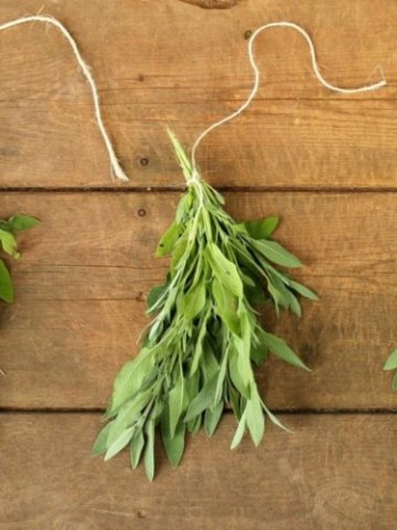 Preserving herbs by air drying is an easy and effective way to store herbs for long periods