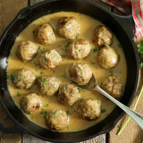 Freezer Friendly Gluten Free Swedish Meatballs - Earth, Food, and Fire