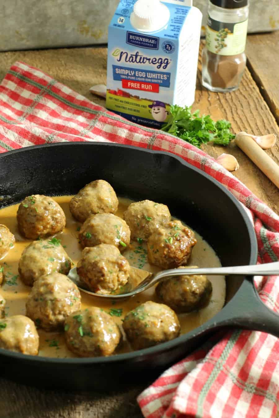 Freezer Friendly Gluten Free Swedish Meatballs - Earth, Food, and Fire