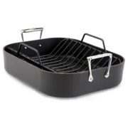 Nonstick Roaster Pan Oven Broiler Safe 500F