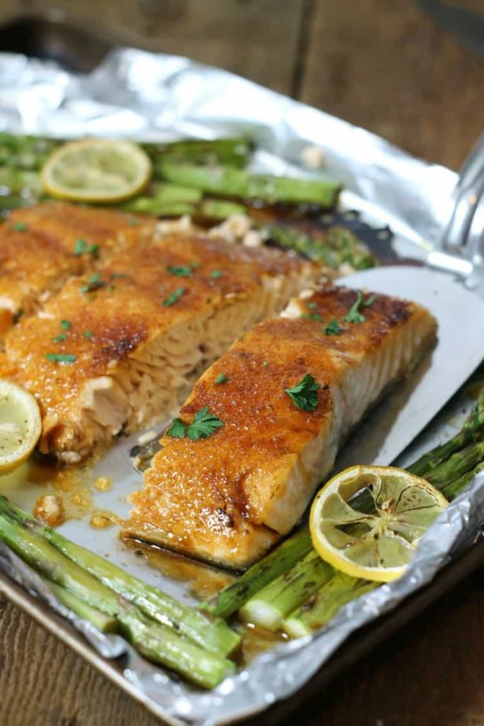 Brown Sugar Glazed Salmon - Earth, Food, and Fire