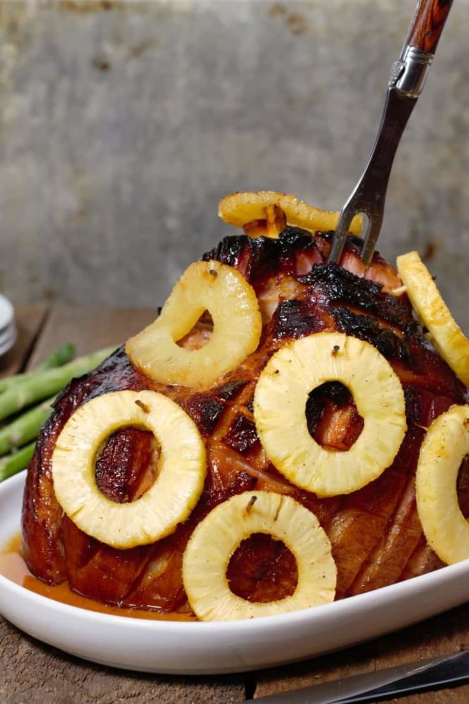 Pineapple & Honey Glazed Ham (Bone-In) - Earth, Food, and Fire