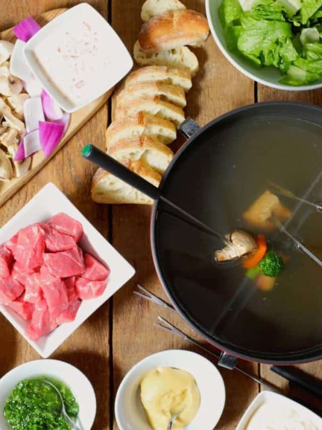 Easy Dinner Party Ideas: German Meat Fondue