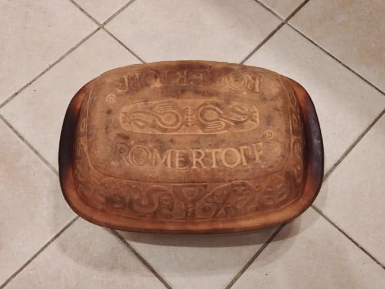 ROMERTOPF # 111 Terra Cotta Clay Baker Baking Roaster RECO Bay Keramik Lid  USA