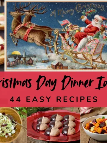 Christmas Day dinner ideas - 44 easy and delicious recipes from appetizers, mains, side dishes and salads to desserts and cookies