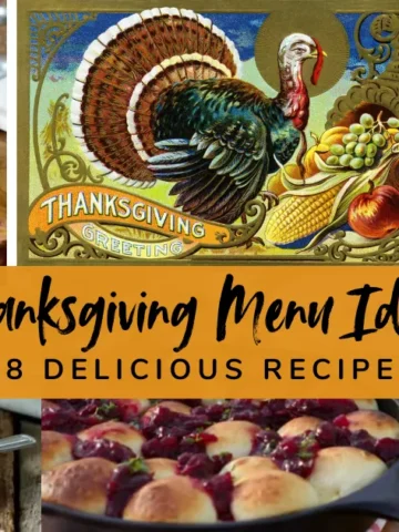 Thanksgiving Menu Ideas - 28 Delicious Recipes To Wow Your Guests - stuffed mushrooms, Garlic & Herb Roasted Turkey Breast, Cranberry Brie Pull-Apart Bread, Pumpkin Pie, Mulled Apple Cider