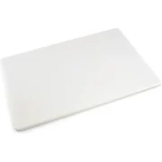 White Commercial Grade Plastic Cutting Board 18 x 12 x ½ Thick High Density